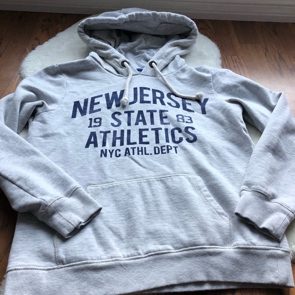 ASOS Brave Soul Grey fleece lined hoodie w/pocket - Picture 3 of 7